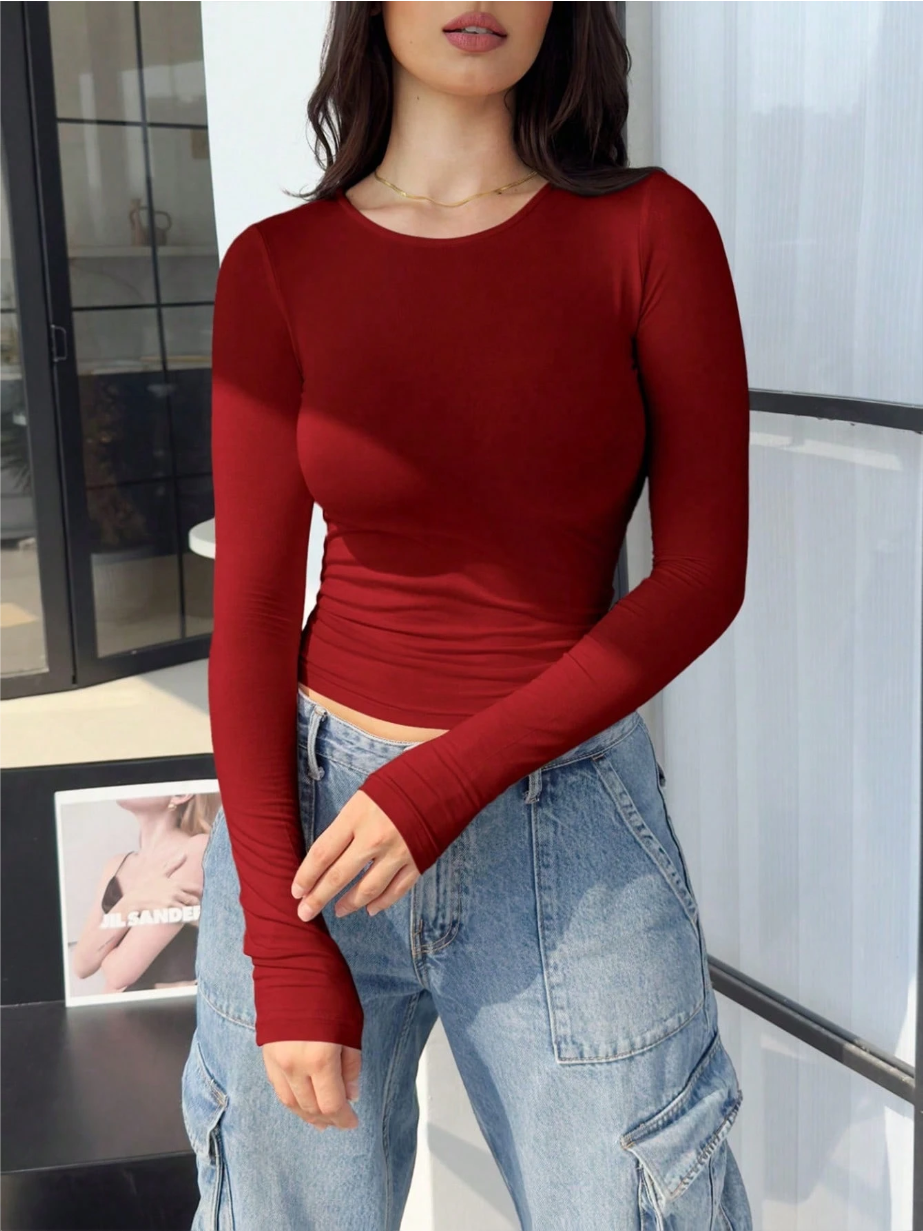 Women’s 3-Piece Slim-Fit Cropped Tee Set, Ideal for Parties & Back to School