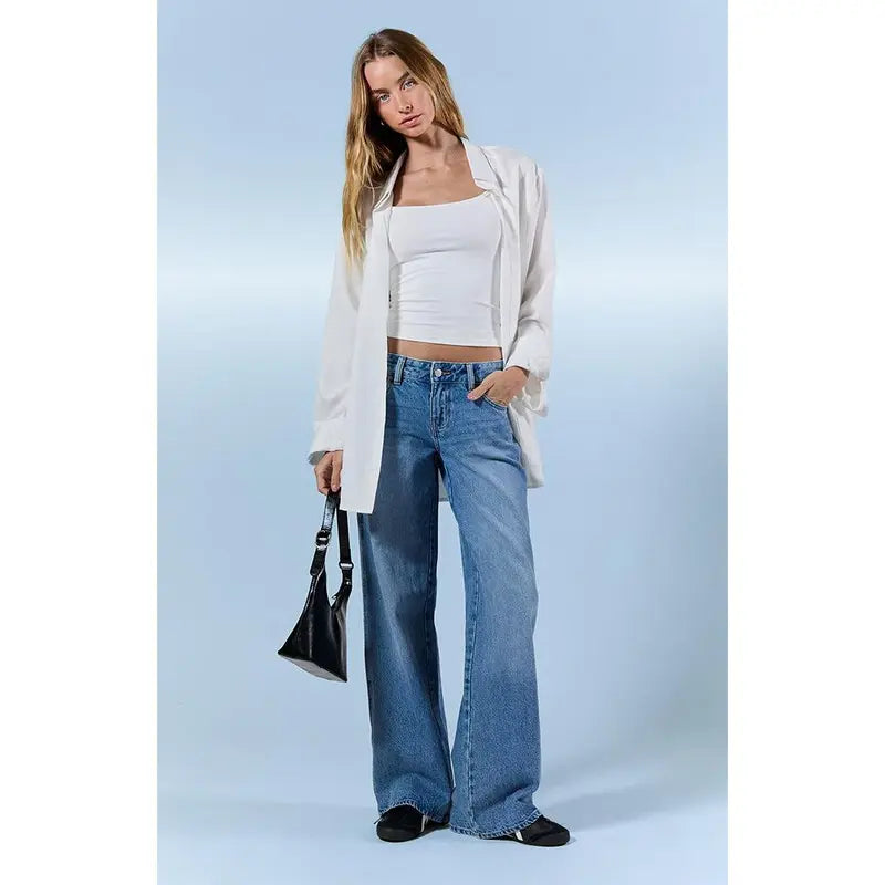Women’s Low-Rise Baggy Denim Jeans